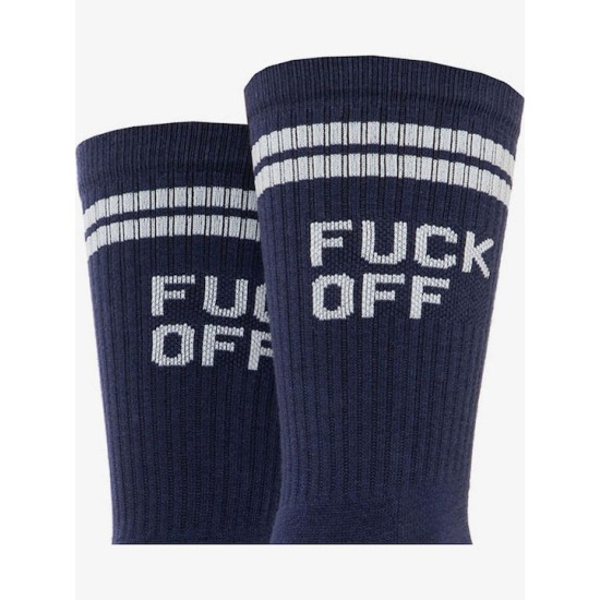 Bee. Unusual. Fck Off Ανδρικές Κάλτσες Blue Bee. Unusual. Fck Off Ανδρικές Κάλτσες Blue