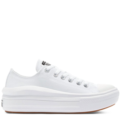 Converse Chuck Taylor All Star Ox Flatforms Sneakers Άσπρο Converse Chuck Taylor All Star Ox Flatforms Sneakers Άσπρο