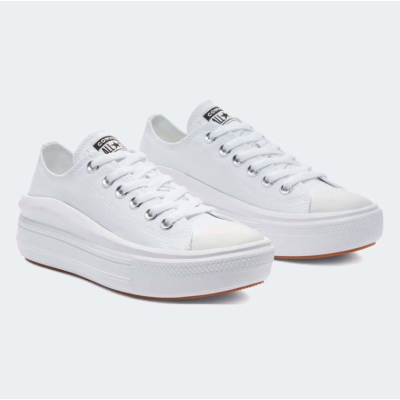 Converse Chuck Taylor All Star Ox Flatforms Sneakers Άσπρο Converse Chuck Taylor All Star Ox Flatforms Sneakers Άσπρο