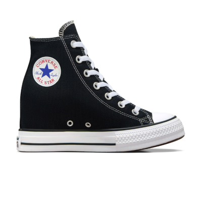 Γυναικεία Sneakers Μαύρα - Converse Chuck Taylor All Star Classic Wedge Platform   Γυναικεία Sneakers Μαύρα - Converse Chuck Taylor All Star Classic Wedge Platform