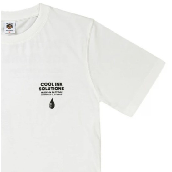 THE DUDES COOL INK CLASSIC T-SHIRT OFF-WHITE THE DUDES COOL INK CLASSIC T-SHIRT OFF-WHITE
