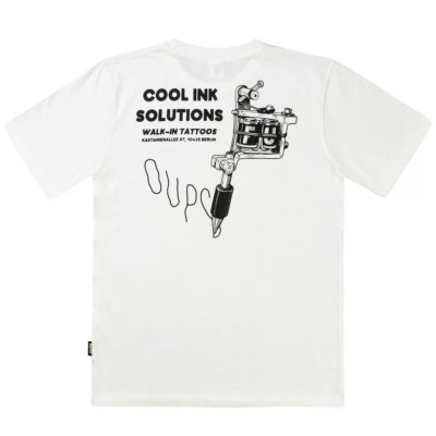 THE DUDES COOL INK CLASSIC T-SHIRT OFF-WHITE THE DUDES COOL INK CLASSIC T-SHIRT OFF-WHITE