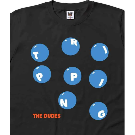 THE DUDES Tripping Balls T-Shirt Μαύρο THE DUDES Tripping Balls T-Shirt Μαύρο