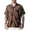 THE DUDES CITADELIC BROWN HAWAIIAN SHIRT MULTICOLOR Πολύχρωμο