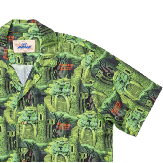 THE DUDES CITADELIC GREEN HAWAIIAN SHIRT MULTICOLOR Πράσινο THE DUDES CITADELIC GREEN HAWAIIAN SHIRT MULTICOLOR Πράσινο