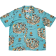 THE DUDES DUDLAND HAWAIIAN SHIRT MULTICOLOR Μπλε