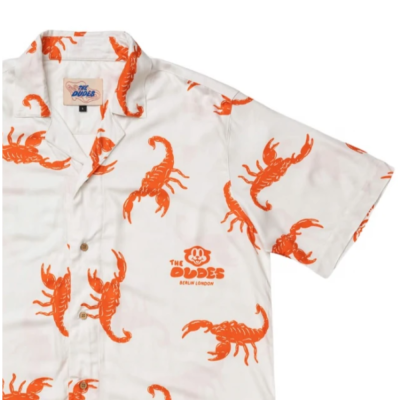 THE DUDES SCORPIONS HAWAIIAN SHIRT MULTICOLOR Πολύχρωμο