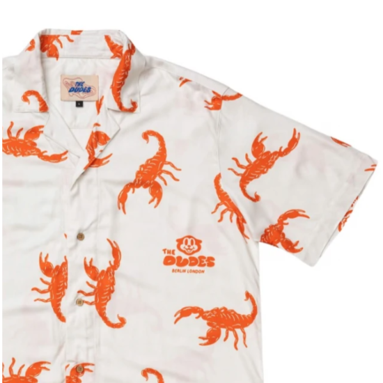 THE DUDES SCORPIONS HAWAIIAN SHIRT MULTICOLOR Πολύχρωμο