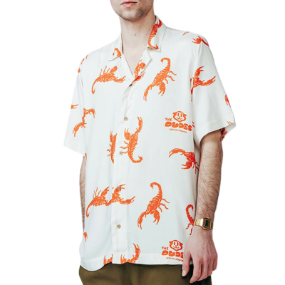 THE DUDES SCORPIONS HAWAIIAN SHIRT MULTICOLOR Πολύχρωμο