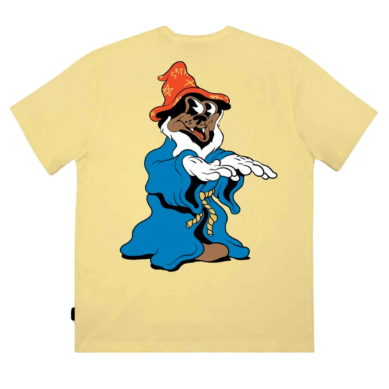 The Dudes ALL WAVY T-SHIRT Custard Κίτρινο The Dudes ALL WAVY T-SHIRT Custard Κίτρινο