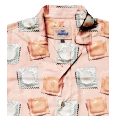 THE DUDES RAVIOLO HAWAIIAN SHIRT MULTICOLOR Πολύχρωμο