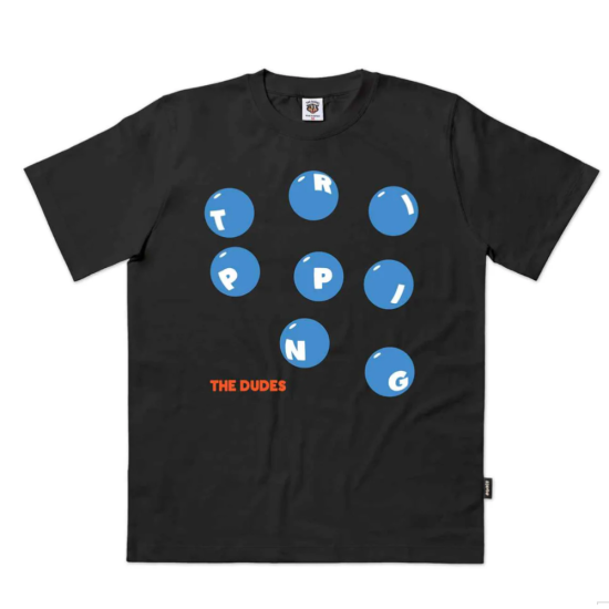 THE DUDES Tripping Balls T-Shirt Μαύρο