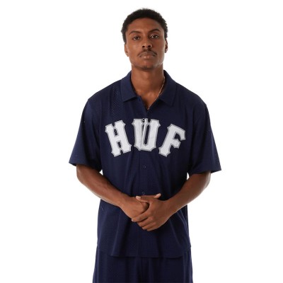 HUFΚοντομάνικο Πουκάμισο Navy HUFΚοντομάνικο Πουκάμισο Navy