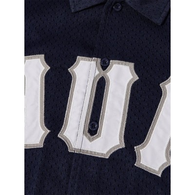 HUFΚοντομάνικο Πουκάμισο Navy