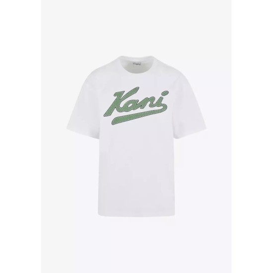 Karl Kani Varsity Palm Print T-Shirt Άσπρο Karl Kani Varsity Palm Print T-Shirt Άσπρο