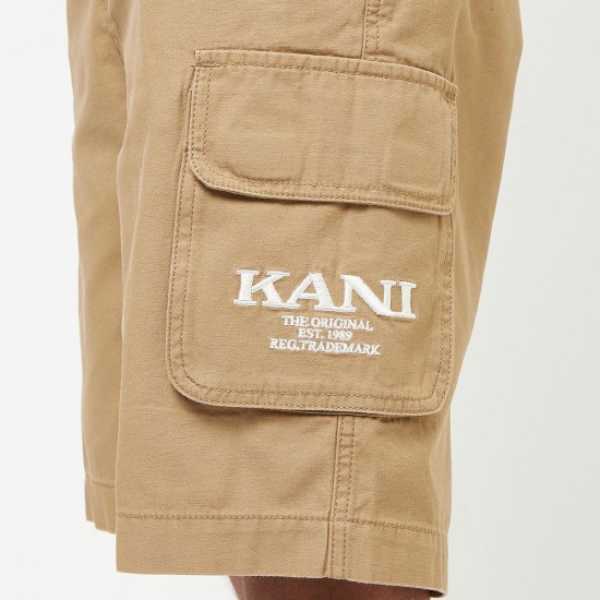 Karl KaniΑνδρική Βερμούδα Cargo Sand Brown Karl KaniΑνδρική Βερμούδα Cargo Sand Brown