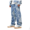 OG K DISTRESS CAMO FIVE POCKET DENIM MEDIUM BLUE