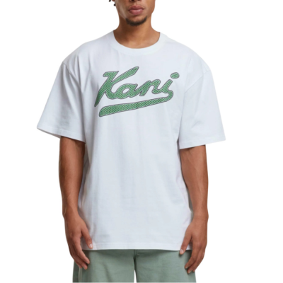 Karl Kani Varsity Palm Print T-Shirt Άσπρο