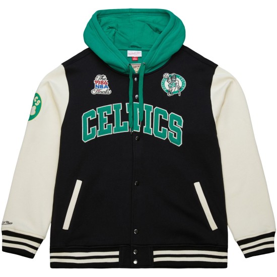 M&N Midweight Hooded Fleece Jacket - Boston Celtics M&N Midweight Hooded Fleece Jacket - Boston Celtics