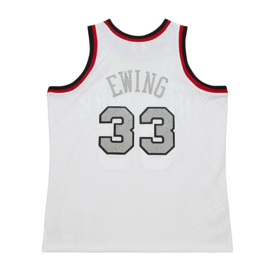 Mitchell & Ness Nba New York Knicks Patrick Ewing 1991 Cracked Cement Swingman Jersey 