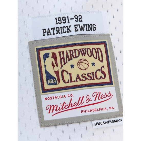Mitchell & Ness Nba New York Knicks Patrick Ewing 1991 Cracked Cement Swingman Jersey 