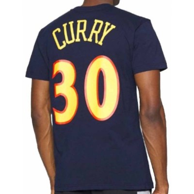 Mitchell & Ness Stephen Curry Golden State Warriors Tee Μπλε Mitchell & Ness Stephen Curry Golden State Warriors Tee Μπλε