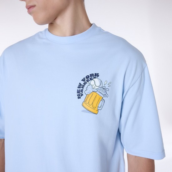 New Era New York Yankees MLB Food Graphic T-Shirt Pastel Blue