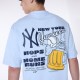 New Era New York Yankees MLB Food Graphic T-Shirt Pastel Blue