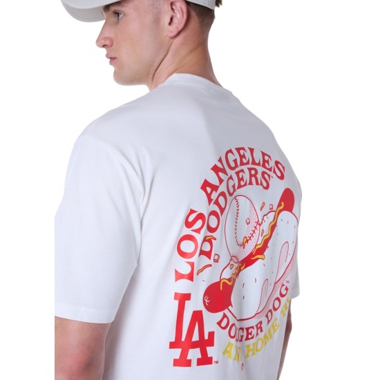 New Era Los Angeles Dodgers MLB Food Graphic T-Shirt Off White New Era Los Angeles Dodgers MLB Food Graphic T-Shirt Off White