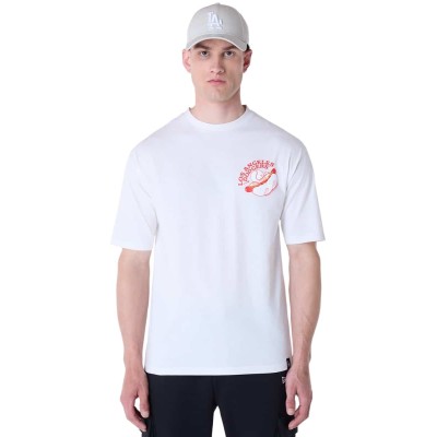 New Era Los Angeles Dodgers MLB Food Graphic T-Shirt Off White New Era Los Angeles Dodgers MLB Food Graphic T-Shirt Off White