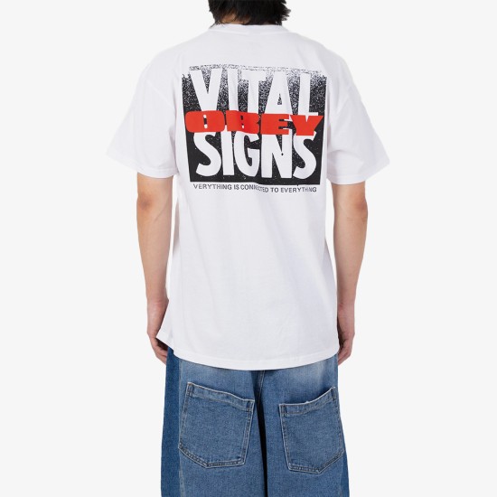 OBEY VITAL SIGNS TEE OBEY VITAL SIGNS TEE