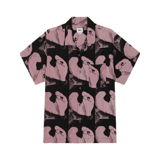 Obey Κοντομάνικο Πουκάμισο Mauve