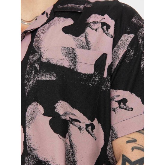 Obey Κοντομάνικο Πουκάμισο Mauve