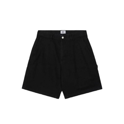 Obey Ανδρική Βερμούδα Τζιν Μαύρη
