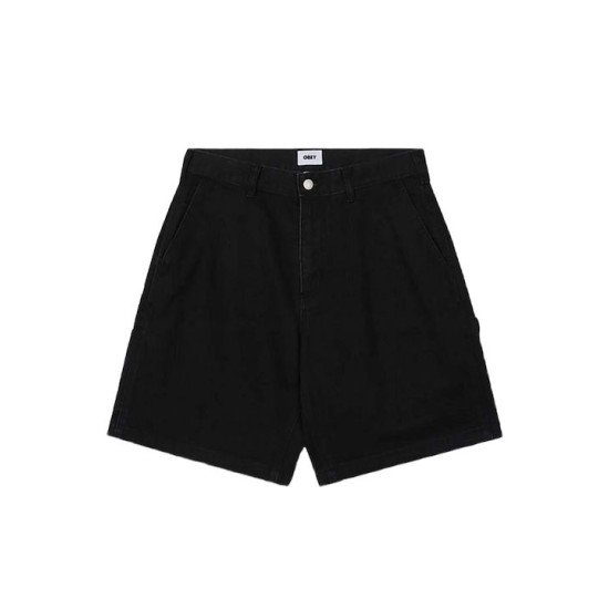 Obey Ανδρική Βερμούδα Τζιν Μαύρη Obey Ανδρική Βερμούδα Τζιν Μαύρη