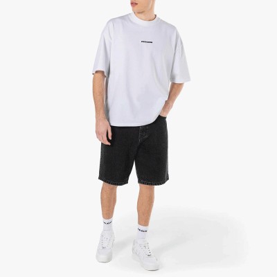 PegadorΑνδρική Βερμούδα Τζιν Washed Black, Μαύρη PegadorΑνδρική Βερμούδα Τζιν Washed Black, Μαύρη
