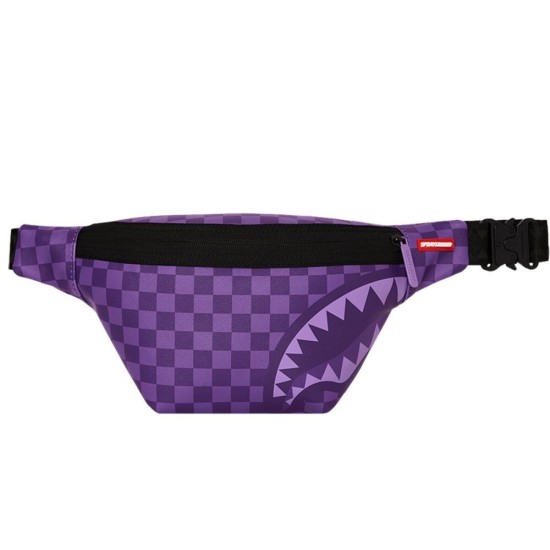 SPRAYGROUND PURPLE SHARK SHARKS IN PARIS SAVVY CROSSBODY BAG Μωβ SPRAYGROUND PURPLE SHARK SHARKS IN PARIS SAVVY CROSSBODY BAG Μωβ