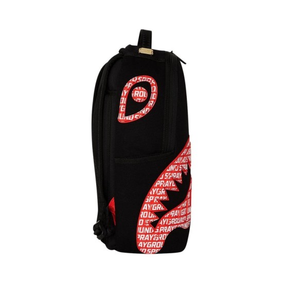 SPRAYGROUND Men Logo Mouth Core Dlx Cotton Backpack Μαύρο