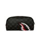 Sprayground Dripping Sharks In Paris Pencil Pouch Mαύρο Sprayground Dripping Sharks In Paris Pencil Pouch Mαύρο