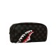 Sprayground Dripping Sharks In Paris Pencil Pouch Mαύρο Sprayground Dripping Sharks In Paris Pencil Pouch Mαύρο