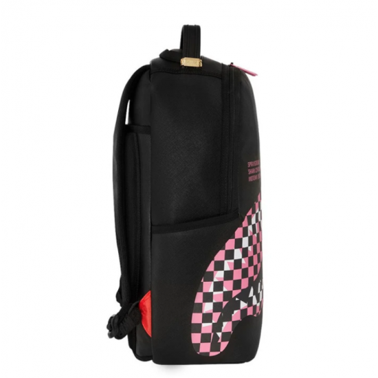 SPRAYGROUND SHARK CENTRAL BREAKUP CHECK SORBET GREY BACKPACK SPRAYGROUND SHARK CENTRAL BREAKUP CHECK SORBET GREY BACKPACK
