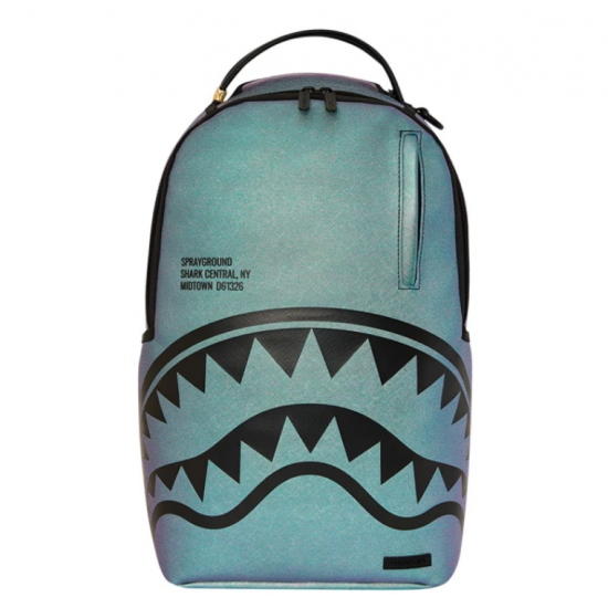 SPRAYGROUND SHARK CENTRAL OIL SLICK DLXS BACKPACK SPRAYGROUND SHARK CENTRAL OIL SLICK DLXS BACKPACK