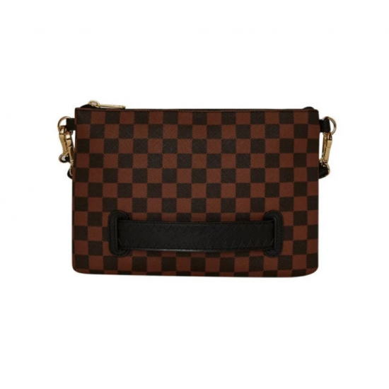 SPRAYGROUND SAWTOOTH SHARKS IN PARIS CROSSOVER CLUTCH SPRAYGROUND SAWTOOTH SHARKS IN PARIS CROSSOVER CLUTCH