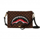 SPRAYGROUND SAWTOOTH SHARKS IN PARIS CROSSOVER CLUTCH SPRAYGROUND SAWTOOTH SHARKS IN PARIS CROSSOVER CLUTCH