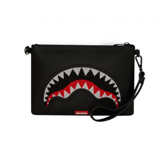 SPRAYGROUND FLY KNIT MOUTH CROSSOVER CLUTCH BAG SPRAYGROUND FLY KNIT MOUTH CROSSOVER CLUTCH BAG