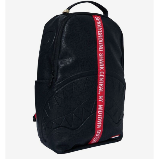 Sprayground Shark Central Next Stop Zip DLXSV Backpack Mαύρο Sprayground Shark Central Next Stop Zip DLXSV Backpack Mαύρο