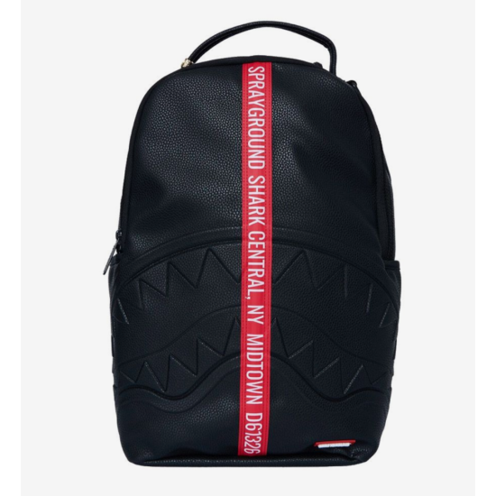 Sprayground Shark Central Next Stop Zip DLXSV Backpack Mαύρο Sprayground Shark Central Next Stop Zip DLXSV Backpack Mαύρο