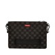 SprayGround Dripping Sharks in Paris crossbody clutch Mαύρο SprayGround Dripping Sharks in Paris crossbody clutch Mαύρο