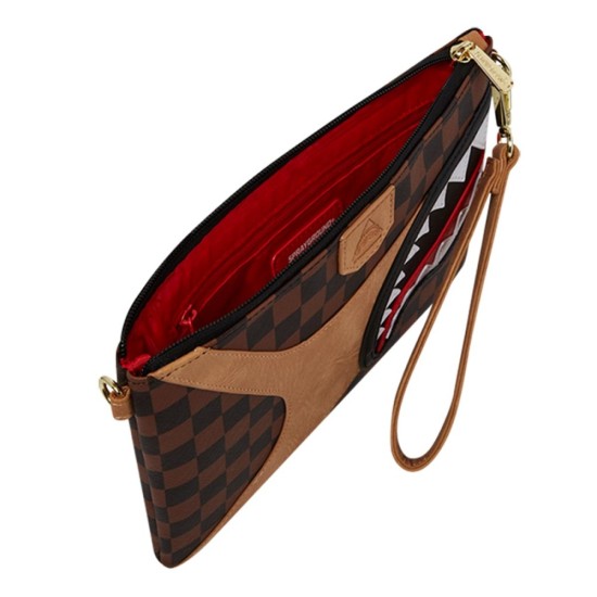 Sprayground Hennyville Crossover Clutch Καφέ Sprayground Hennyville Crossover Clutch Καφέ