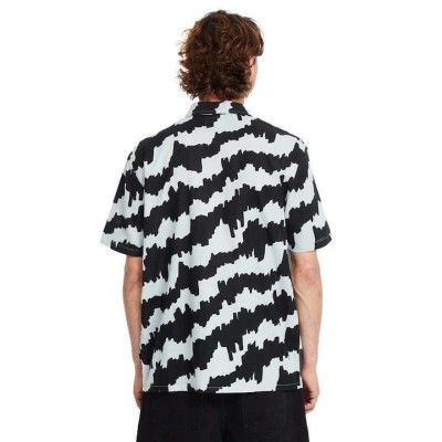 Volcom Multifarious Κοντομάνικο Βαμβακερό Πουκάμισο Carolina Blue